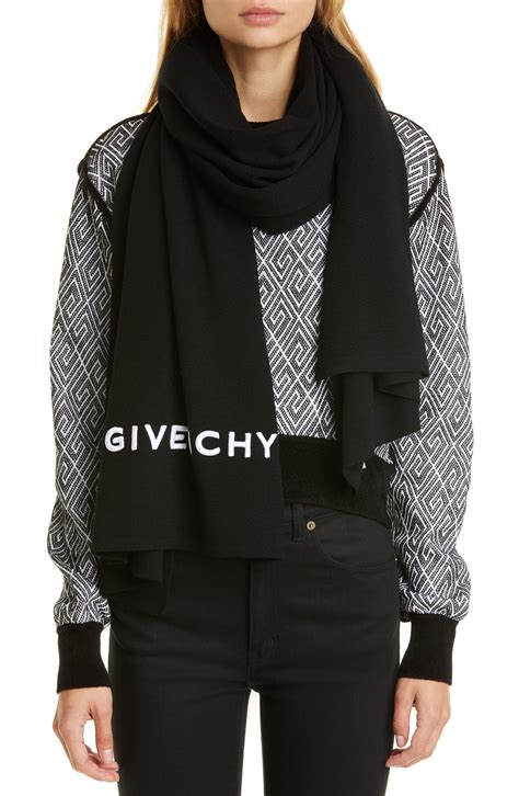 black and white givenchy scarf|givenchy scarf sale.